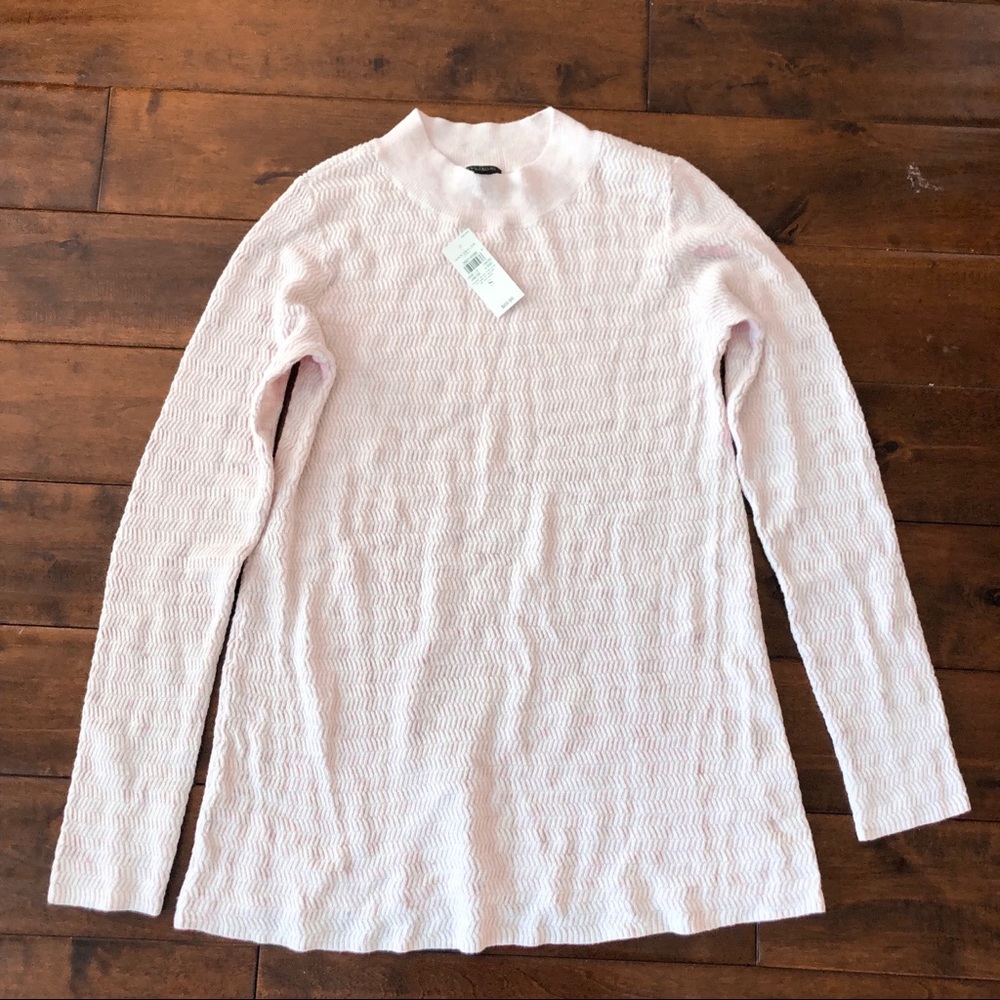 NWT ann taylor light pink sweater